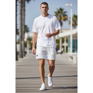 Adidas Tennis‎ Shorts Men's XL 7" Club SW Aeroready Sports White Athletic